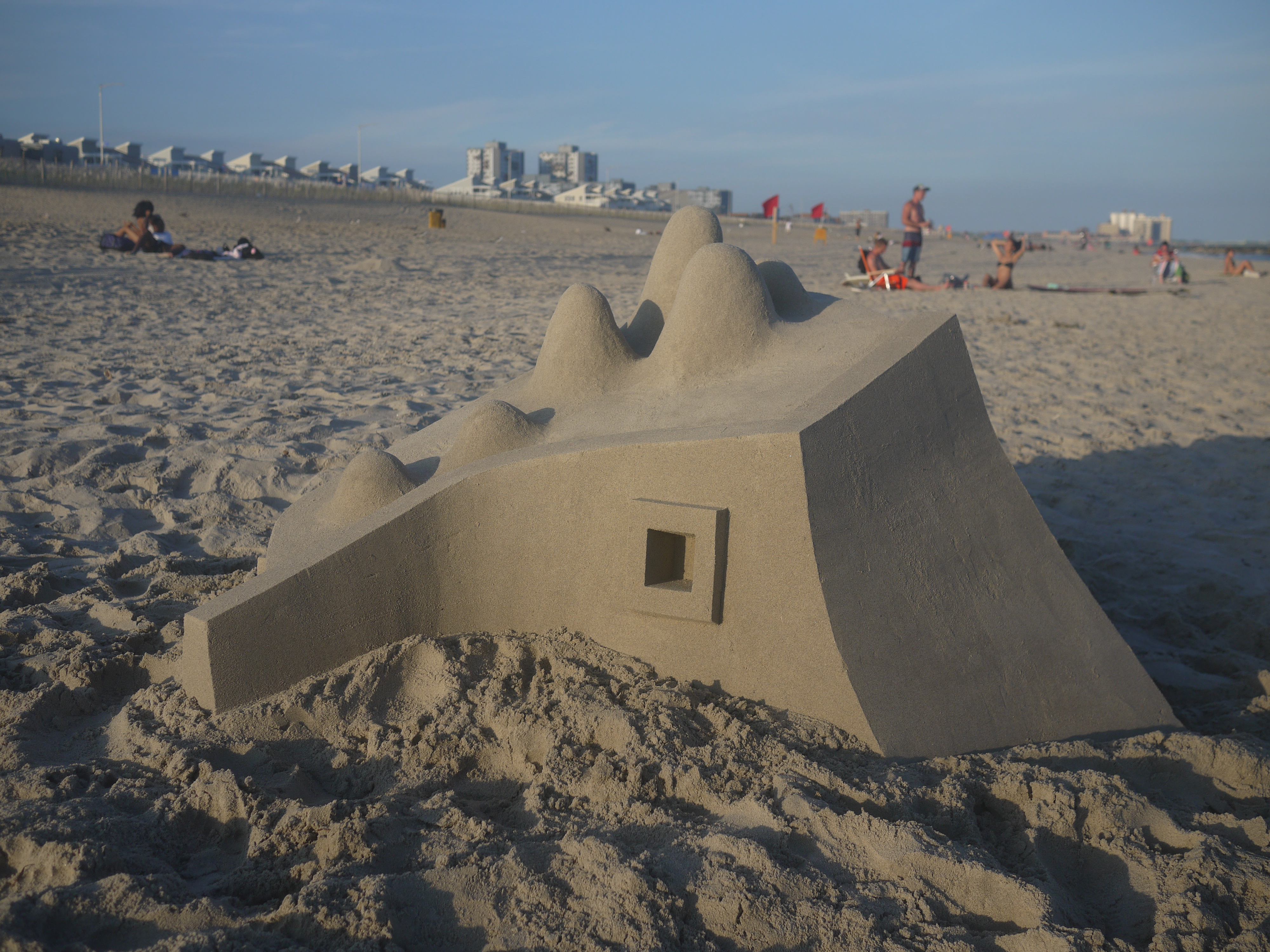 Chateau de sable Calvin Seibert Architecture Plage Été Vacances