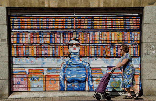 A.L Crego Espagne Street art photographe GIF