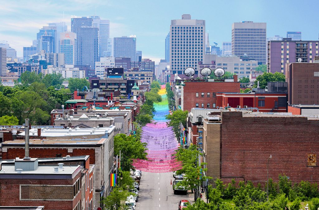 18 nuances de gay Claude Cormier Montreal Canada Gay Pride Couleurs Rue Art Brève