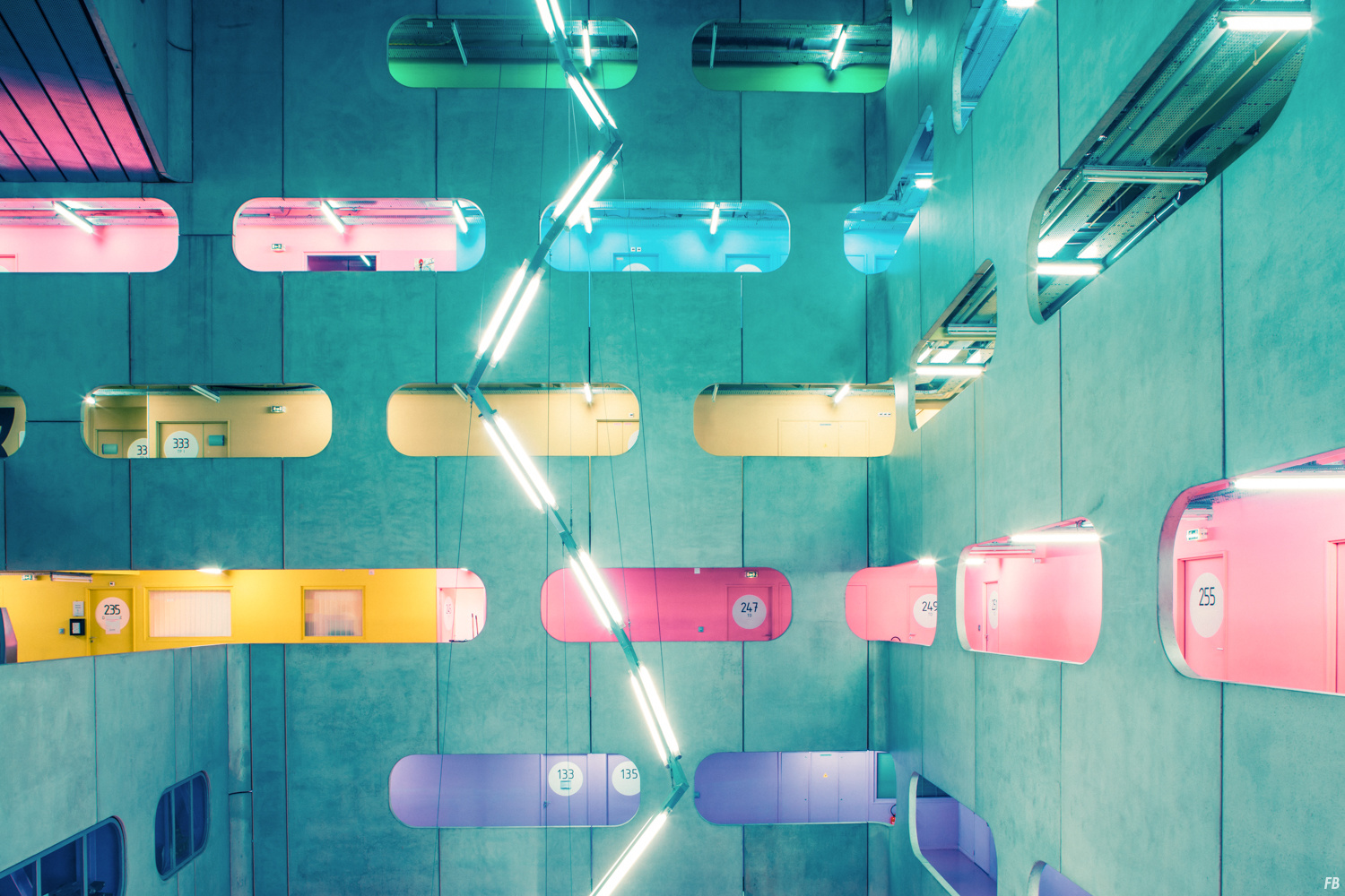 Jussieu Paris Université Pierre et Marie Curie Franck Bohbot Photographie Portfolio Couleurs Pilules