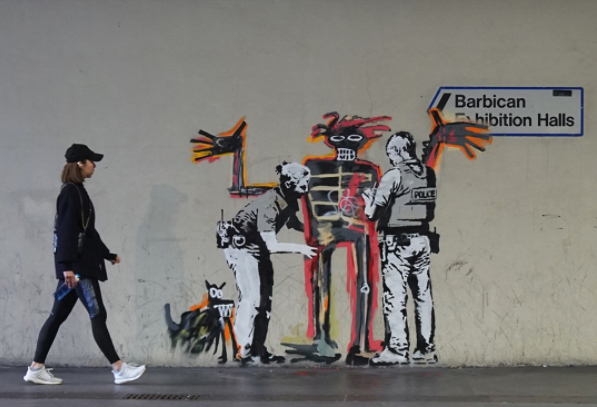 Banksy Londres Basquiat Barbican Exposition Police Street Art Brève Graffiti