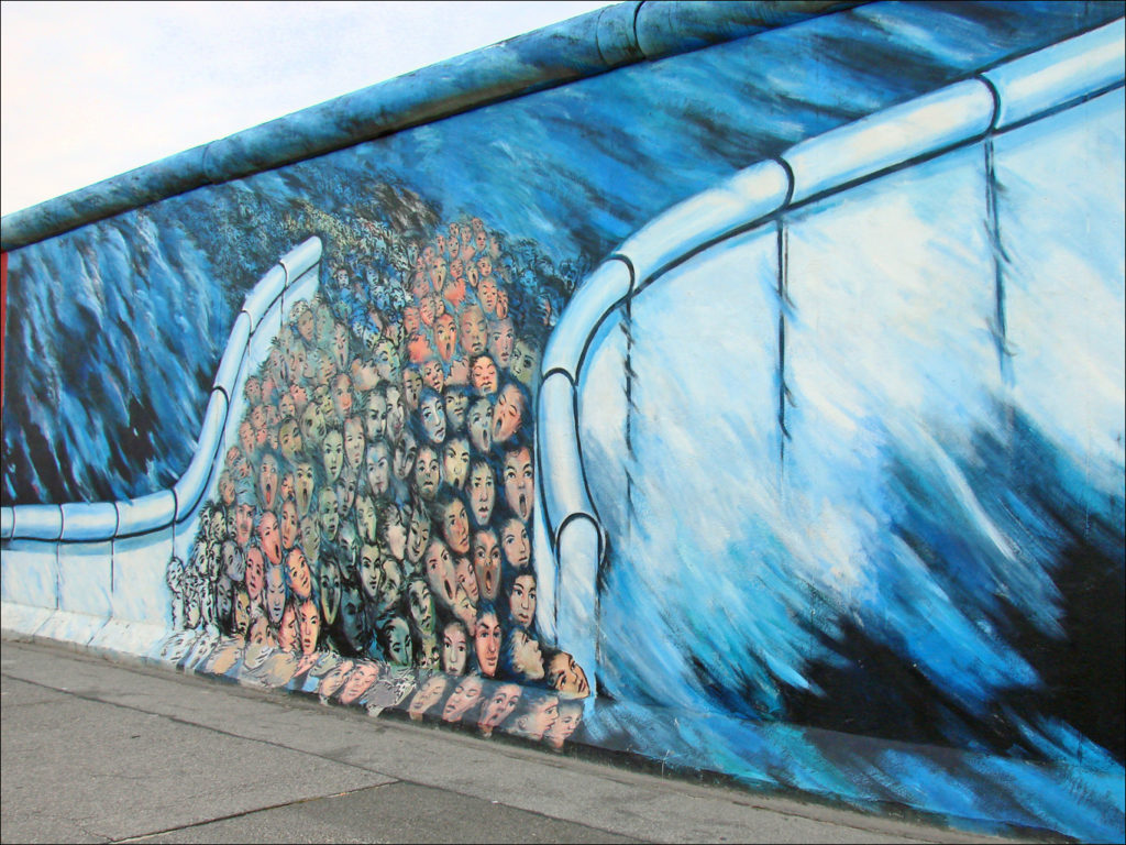 L’East Side Gallery le Mur de Berlin s’expose