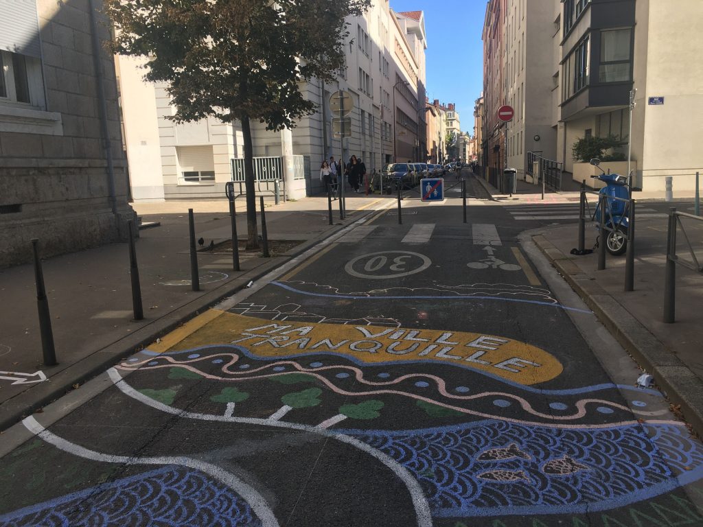 rues piétonnes écoles Lyon