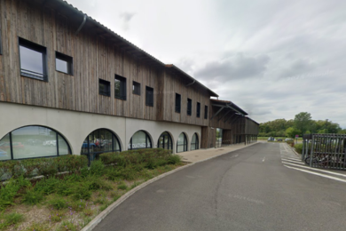 Village Landais Alzheimer, accueil médiathèque et entrée du village, Dax, septembre 2025 © Google maps